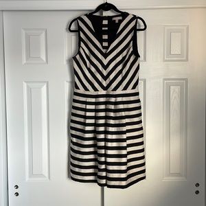Banana Republic Striped A-Line Dress
